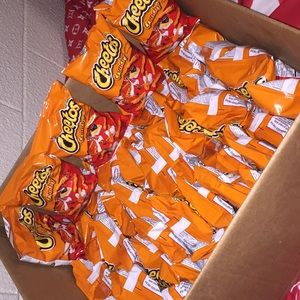 35 Cheeto bags that are FULL
